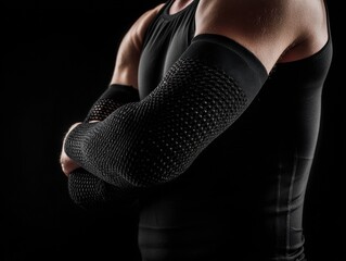 compression sleeves isolated on a transparent background ar 43