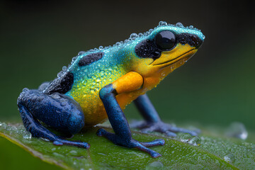 Poisonous Frog on a Leaf