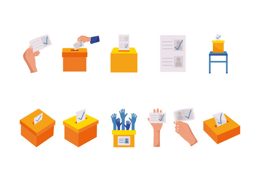 Elections Illustration Set