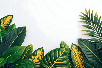 green leaves background