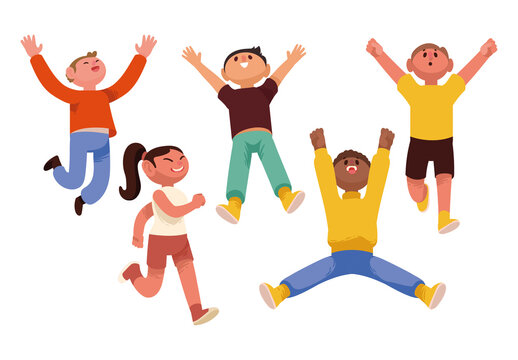 Happy People Illustration Set