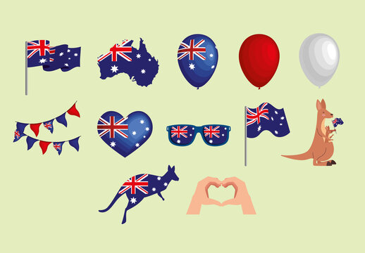 Patriotic Australia Design Set