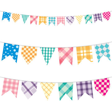 Colorful Festa Junina Bunting Flags &ndash; S&atilde;o Jo&atilde;o Decoration from Northeast Brazil