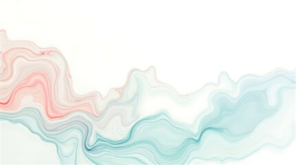 Abstract fluid art blending soft pastel colors in a dreamy gradient illustration