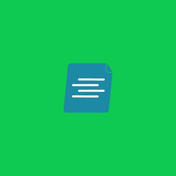 File icon animation video transition 