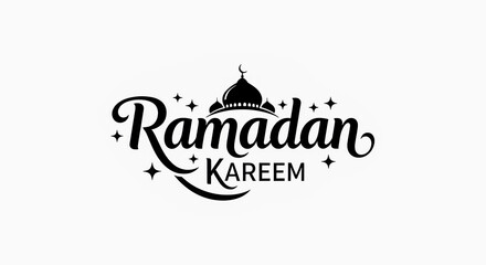 Ramadan Kareem Vector Islamic Calligraphy Typography
