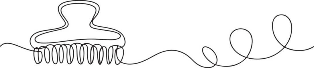 Focuses on the artistic technique used to illustrate this common hair styling tool.