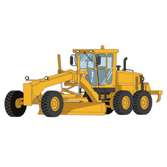 Heavy Construction Grader Machine For Road Building And Site Preparation