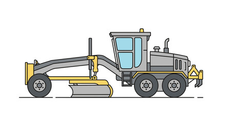 Heavy Duty Motor Grader For Road Construction And Earthmoving Tasks