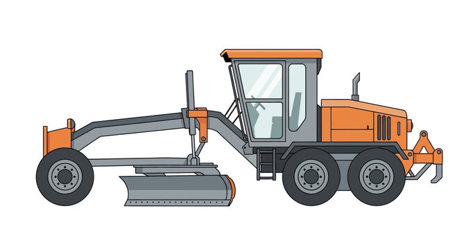 Heavy Duty Motor Grader For Road Construction And Earthmoving Projects