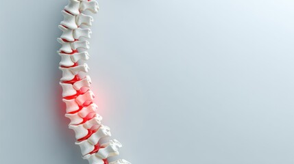 Human spinal cord with pain