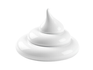 Fototapeta premium A close-up shot of a white object on a white surface