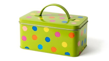 Blue phone case with white dots on white background