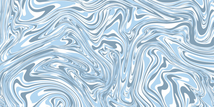 Abstract background seamless pattern with colorful waves. Trendy vector illustration in retro psychedelic style