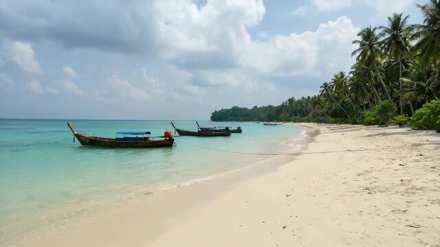 havelock island andaman tropical beach indian landscape video