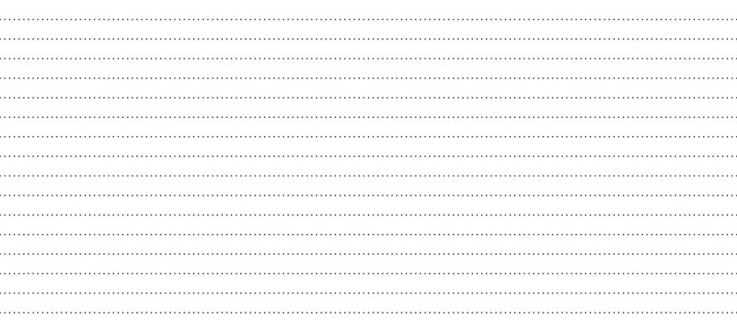 Minimalist pattern of fine black dotted horizontal lines on a clean white background, subtle textured backdrop