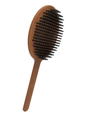 wooden comb isolated png