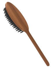 wooden comb isolated png