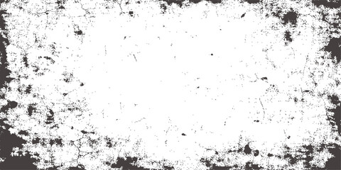 Fototapeta premium Abstract black grunge background with an old paper texture featuring a dirty ink splash pattern and an artistic paint splatter border design