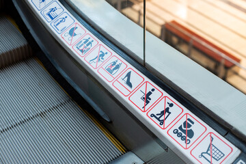 Escalator accidents. Dangers of moving structures on escalators. Possibility of things getting...