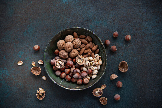 Nuts in a bowl 