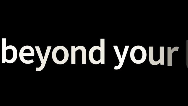 A motivational video about a person pushing their limits beyond their boundaries