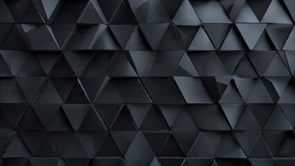 Obraz premium Dark Geometric Triangle Abstract Background