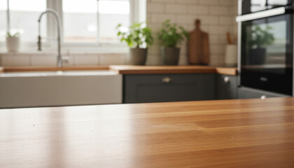 Natural Light Kitchen Counter Detail