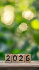 Close Up 2026 Wooden Blocks