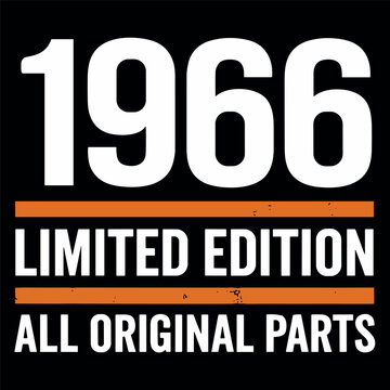 1966 Limited Edition All Original Parts Vintage