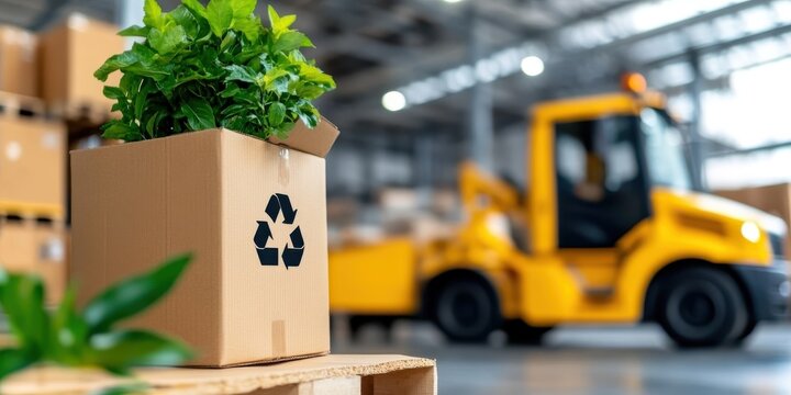 Sustainable supply chain practices in eco-friendly logistics setup