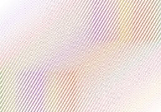 Diagonal line pattern with soft holographic gradient on transparent background - Purple and Orange