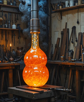 Molten Glass Blower