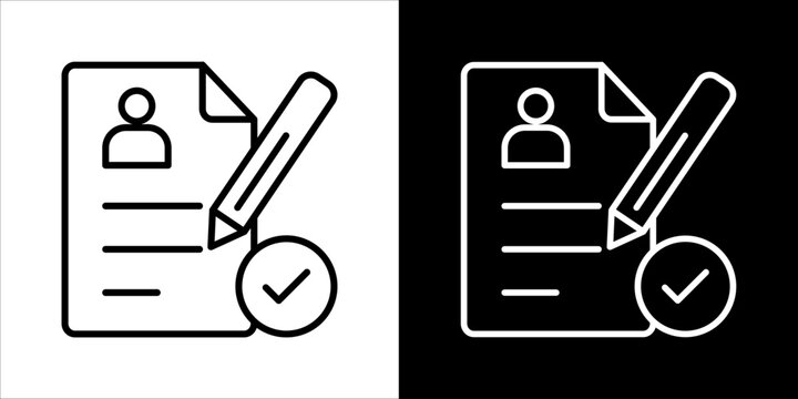 Enrollment Icon Sheet Black And White