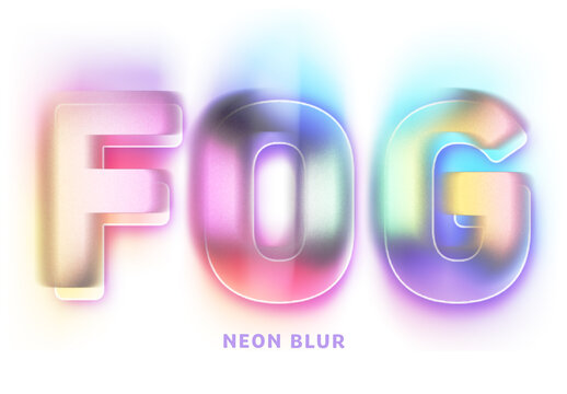 Gradient Blur Text Effect