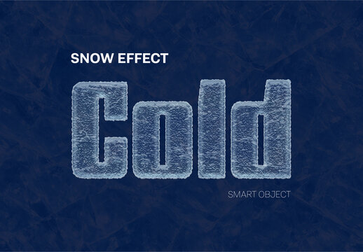 Ice Snow Text Effect