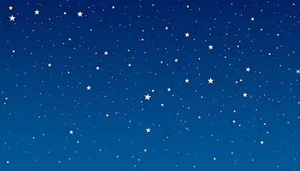 Serene night sky filled with twinkling stars illustration.