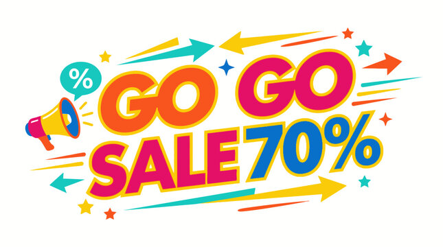 Go Go Sale 70% Off - Big Discount, Special Offer, Limited Time