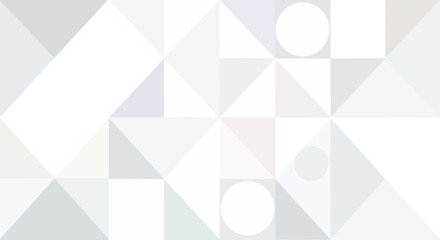 Obraz premium Geometric shapes in a landscape composition viewed from above with abstract illustrations