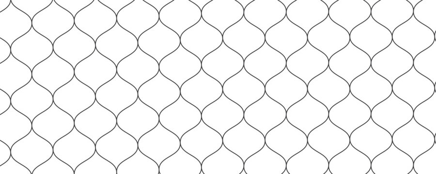 Mesh texture for fishing nets. Seamless pattern for sportswear or soccer goal, volleyball net, basketball hoop, hockey, athletics. Abstract net background for sports
