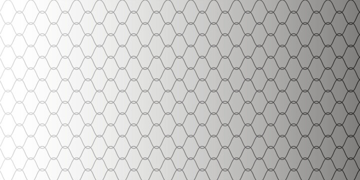 Six different net patterns. Rope net vector silhouette. Soccer, football, volleyball, tennis and tennis net pattern. Fisherman hunting net rope texture pattern