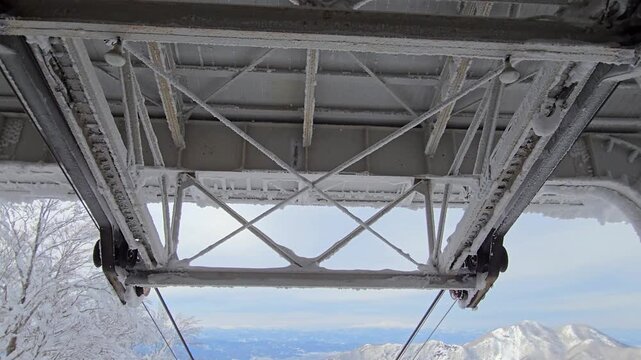 Scenic Zao Ropeway journey to Mount Zao summit