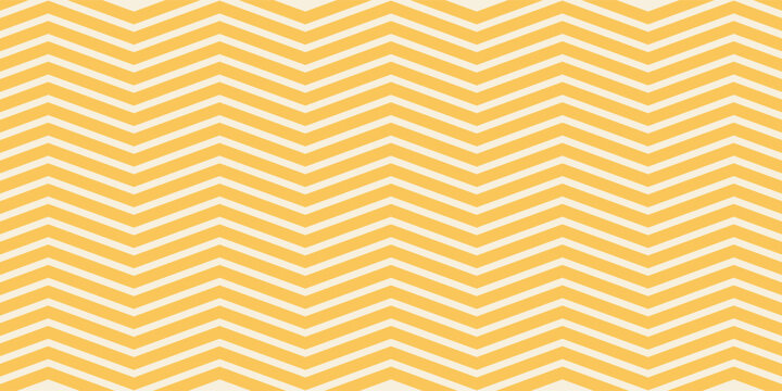 Abstract yellow and white chevron zigzag seamless pattern for backgrounds and textile design.