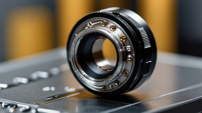 Robotic Optical Sensor Module With Precision Glass Lens and Industrial Metal Housing