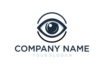 Obraz premium Modern Eye Icon Logo for Vision, Security, or Tech Company Branding