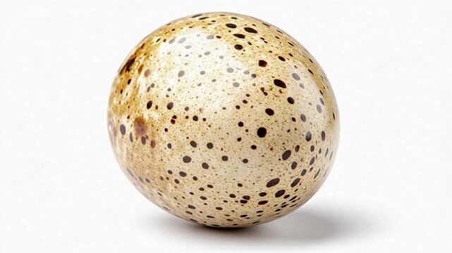 quail egg isolated on white background