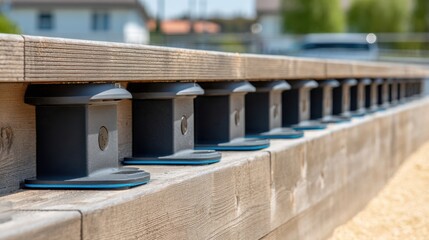 Modern Solar Powered Charging Stations Integrated into Outdoor Urban Infrastructure