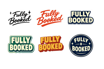 Obraz premium Fully booked text styles collection: vintage and modern typography designs