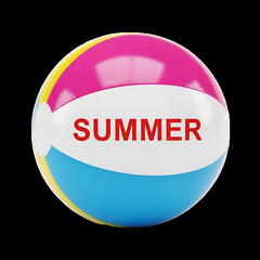 Vibrant summer beach ball for your next outdoor party