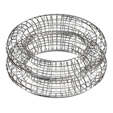 Abstract Data Grid Torus Geometry Metallic Structure
